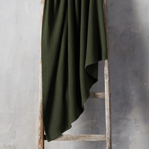arhaus Bedding Arhaus Waffle Knit Blanket Poshmark